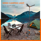 Camping Light, Large Area Lighting Floodlight, Max 118In Tall, 20000 Lumens, Suitable for Outdoor Activities, Telescopic Light with Tripod Work Light