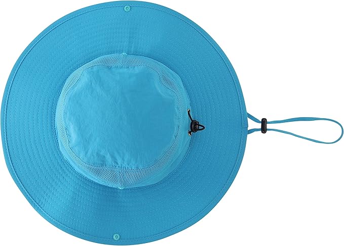 Connectyle Wide Brim Sun Hat for Men Breathable Cowboy Boonie Hat UPF 50+ Sun Protection Bucket Hat for Fishing Hiking