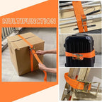 Camping Hammock for Outside with Insect-Proof Net (Orange, Straps * 3)