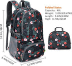 G4Free 40L Lightweight Packable Hiking Backpack, Waterproof Travel Daypack