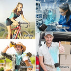 KITWLEMEN Portable Waist Fan - Personal Clip on Belt Fan, 5 Speeds 20H Cooling, Rechargeable Battery Operated, Wearable with Lanyard for Camping, Travel, Jobsite (Black)