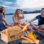 Fatwood Fire Starter Sticks for Fireplace, Fire Pit, Bonfires, Campfires, Wood Stoves, Mini Firewood Starter, 100% Natural Pine Fire Kindling Wood (10.0, Pounds)