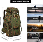 Hiking Backpack for Men 70L/100L Camping Backpack Military Rucksack Molle 3 Days Assault Pack for Climbing