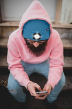 ATNKE LED Lighted Beanie Hat,USB Rechargeable 4 LED Running Headlamp Bright Cap with The Light Gifts for Men and Women