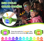 EverBrite LED Headlamp Rechargeable Kids Headlamp with RGB Mode and Adjustable Headband, 3 Modes Multicolor Headlamp for Camping, Reading, Exploring, Halloween, Christmas