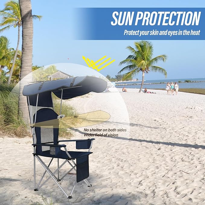 Camping Chair, Portable Folding Chair for Outdoor Indoor