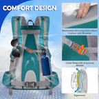 NUBILY 50L Hiking Backpack Waterproof Camping Backpack for Men Women Lightweight HIking Daypack Outdoor Travel Daypack