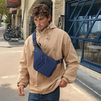 Anti Theft Crossbody Bags for Women Men, Multi-Pocket Shoulder Bag, Slim Sling Bags with 2 RFID Blocking Card