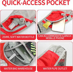 Hydration Pack Backpack, Lightweight Water Backpack with 2L Leakproof Hydration Bladder Daypack for Men Women,Running Hydration Vest for Outdoor Trail