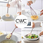 COOK WITH COLOR Silicone Cooking Utensils, Kitchen Utensil Set, Easy to Clean Silicone Kitchen Utensils, Cooking Utensils for Nonstick Cookware, Kitchen Gadgets Set, 10 Pieces, Rose