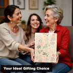 Solar Lanterns with Wind Chimes - Garden Decor Set Includes Greeting Card & Gift Wrap Paper, Patio Yard Birthday Gifts for Women, Solar Lanterns Outdoor Waterproof (Butterfly)