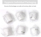 RISEN Cohesive Bandage 2” x 5 Yards, 6 Rolls, Self Adherent Wrap Medical Tape, Adhesive Flexible Breathable First Aid Gauze Ideal for Stretch Athletic