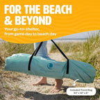 Pop Up Sun Canopy Shelter - Lightweight, Portable Outdoor Shelter with UPF 50+ Sun Protection & Easy Setup - Stable for Windy Conditions, Ideal for Beach, Picnic, Camping & More (Sweet Mint)