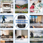 BISINNA Sleeping Bag with Pillow - 4 Season Backpacking Sleeping Bag Lightweight Waterproof Warm and Washable for Adults, Kids, Women, Men's Outdoors Camping, Hiking, Mountaineering