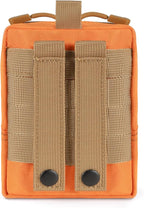 2 Pack Molle Pouches - Tactical Compact Water-Resistant EDC Pouch Bag Small Utility Pouch