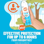 OFF! Insect Repellent Aerosol for Adults & Kids, Fragrance-Free Bug Spray for Everyday Protection from Mosquitoes and Ticks, 7.5 Oz