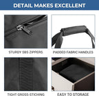 COOLBEBE 60" Sports Duffle Bag - 332L Extra Large Travel Duffel Luggage Bag with Upgrade Zipper, Sturdy & Water Resistant Long Duffle Bag for Camping Moving (Black 60inch)