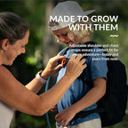 Water Buffalo Mini Sherpa Kids Hiking Backpack – 18L Kids Hydration Backpack with 1.5L Bladder, Adjustable Fit, Smart Storage and Reflective Safety Details