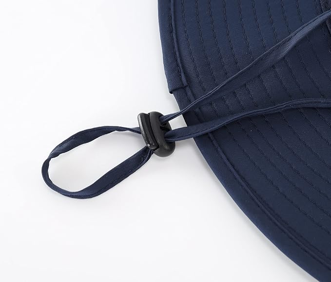 Connectyle Wide Brim Sun Hat for Men Breathable Cowboy Boonie Hat UPF 50+ Sun Protection Bucket Hat for Fishing Hiking