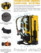 IDRYBAG Waterproof Backpack for Men 20L/30L/40L, Floating Dry Bag Kayak, Dry Backpack Hiking