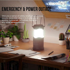 Lichamp LED Camping Lantern, 4 Pack Battery Powered Flashlight for Power Outages, Portable Collapsible Hanging Light Essential for Home, Outdoor, Emergency Lamp Survival Kit Gear for Hurricane, C4