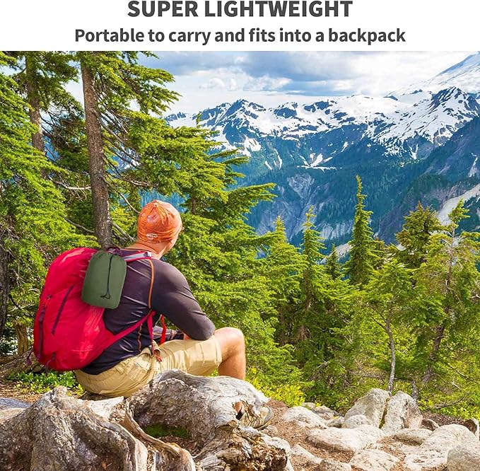 Camping Hammock - Hammocks with Mosquito Net Tent and Rain Fly Tarp, Portable Single & Double Nylon Parachute Hammock with Heavy Duty Tree Strap, Indoor Outdoor Backpacking Survival Travel