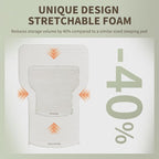 Naturehike 2.56’’ Thickened Car Mattress for SUV Camping, Self Inflating Sleeping Pad Memory Foam Car Air Mattress Queen for Outdoors, Travel, Home, ISPO Award Winning Processes