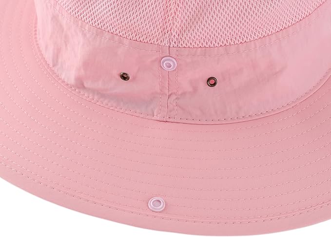 Connectyle Wide Brim Sun Hat for Men Breathable Cowboy Boonie Hat UPF 50+ Sun Protection Bucket Hat for Fishing Hiking