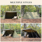 TOMOUNT Bivy Tent Canvas Shelter for Camping for Two Person