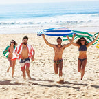 Dock & Bay Beach Towel - Quick Dry, Sand Free - Compact, Lightweight - 100% Recycled - Includes Bag - Cabana - Set A (4), Extra Large (200x90cm, 78x35)