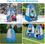 Pop Up Tent, Clear Outdoor Tents Sports Fishing, Rainproof and Windproof Beach Camping, Lightweight and Sturdy, Easy Set Up, UPF 50+ Portable Folding 39" x 64"