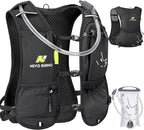 Running Vest with Water Bladder 1.5 Liter, Small Hydration Water Vest, Lightweight Hydration Pack Multi-Pocket 11x - for Hiking Race Trail Marathon for Women Men