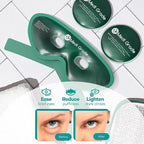 Medi Grade Cooling Eye Mask for Puffy Eyes, Allergies, Sinuses - Reusable Gel Eye Mask and Cooling Pads with Thermo-Bag for Dark Circles, Hangovers and Migraine Relief - Cold Eyemask
