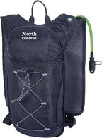 Hydration Backpack, Water Buffalo Hydration Backpack with 2L Water Bladder, Water Pack Backpack for Outdoor Sports of Running Hiking Camping Cycling Skiing for Women Men, Black