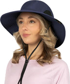SUN CUBE Wide Brim Sun Hat Men Women, Fishing Hats Sun UV Protection, Mens Hiking Bucket Hat Safari Beach Boonie, UPF 50+