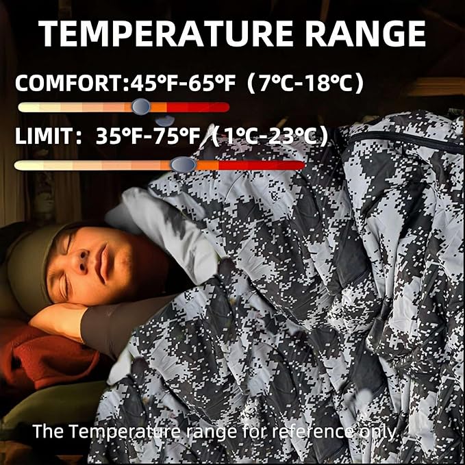 Sleeping Bags for Adults，Lightweight Waterproof Compact Sleeping Bag with Stuff Sack for Warm Camping Cold Hiking Traveling Outdoor Activities