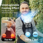 Socool 10000mAh Portable Waist Fan Clip on Wearable Belt Personal Fans Rechargeable Battery Operated, 20H Cooling with 10 Speeds & Dual Motors,Neck Hanging Hands-Free for Outdoor Travel Power Bank