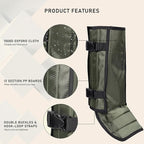 Snake Gaiter, Gaiters for Hunting, Waterproof Snake Chap for Men and Women,Shoe Boot Leg Gaiter with Adjustable Size