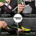 MOUNTAINTOP 80L Internal Frame Backpack for Man & Women Backpacking Hiking Backpack with Rain Cover