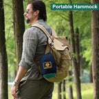 Camping Hammock with Net,Travel Portable Lightweight Hammocks with Tree Straps and Solid D-Shape Carabiners,Parachute Nylon Hammock for Outsides Backpacking Beach Backyard Patio Hiking