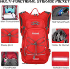 Hydration Backpack,Lightweight Hiking Backpack with 2L Water Bladder,Water Backpack for Biking, Running, Festival