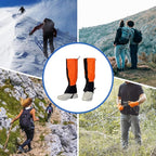 1 Pairs Gators for Hiking Boots,Adjustable Leg Gaiters for Women and Men Boots, Waterproof and Breathable Trail Gaiters for Hiking, Snow and Garden Weeding