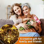 Duck Solar Lanterns Outdoor Waterproof Hanging Solar Lights Duck Garden Decor Gifts for Women Men Metal Lantern Decoration Outside for Yard, Patio, Backyard, Porch, Pathway, Lawn