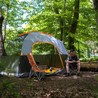 CAMPROS CP Tents for Camping 6 Person Tent Waterproof Windproof Double Layer Family Camping Tent, Easy Setup Dome Tent with Large Mesh Windows & Wider Door for Outdoor Camping & Hiking