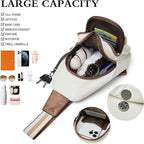 Sling Bag Crossbody Bags for Women Small Cross Body Bag Fanny Packs Chest Sling Purse for Daily Travel Leisure Sport