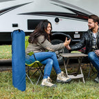 Xxerciz Camp Chair Replacement Bag, 48 inches Heavy Duty Large Storage Bag, Nylon Folding Chair Carry Bag with Shoulder Strap Foldable Blue for Outdoor Camping Travel (Chair is not Included)