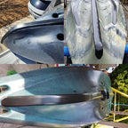 Keel Guard for Kayak,4" Width Black Boat Keel Protector for Kayak Canoe Jetski Catamarans SUPs Boards,Self Adhesive DIY Kayak Keel Guard Protector Tape Hull Shield Protective Guard