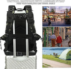 Military Tactical Backpack 45L/25L 3 Day Assault Pack Molle Daypack Hiking Backpack for Men and Women