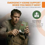 EarthNutri KI-Radi™ Potassium Iodide Tablets 65 mg – High Potency Iodine Supplement for Thyroid Support, Emergency Preparedness – Potassium Supplement in Foil-Foil Blister Seal – 200 Tablets (10 Pack)