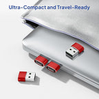 Elebase for Airpods Pro 3 Adapter,USB to USB C Adaptor 4Pack,USBC Female to A Male Cable Connecter for Apple Watch Ultra iWatch 11 10 9 8 7 SE 2,Airpods 4,iPad 8th 9th 10th Air 5th Mini 6th Generation